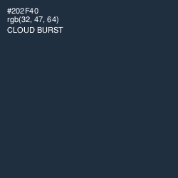 #202F40 - Cloud Burst Color Image
